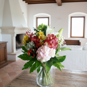 Ramo Lina, tonos rojizos