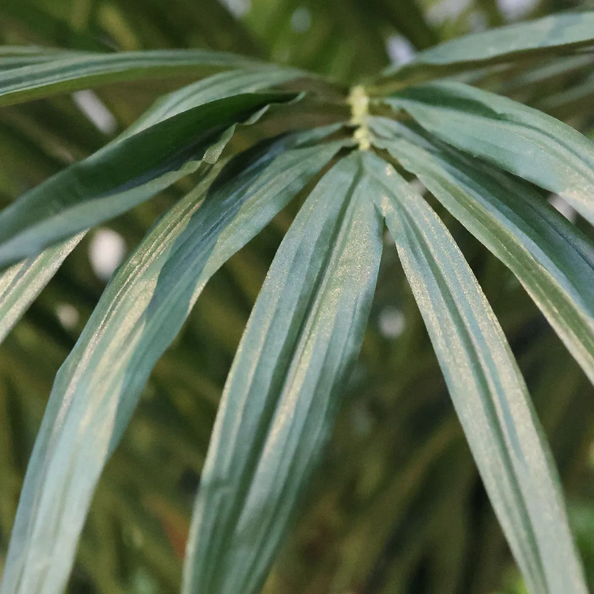 Palmera artificial Majesty de 225 cm con tronco amarillo - Imagen 4