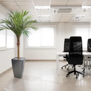Palmera artificial Majesty de 225 cm con tronco amarillo