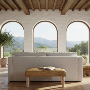 BANQUETA YUTE NATURAL