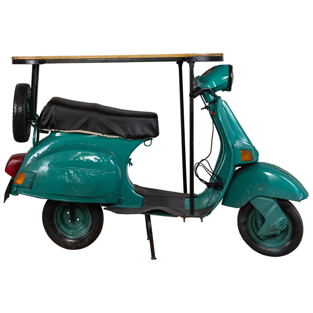 Barra botellero moto vespa de metal - Imagen 3