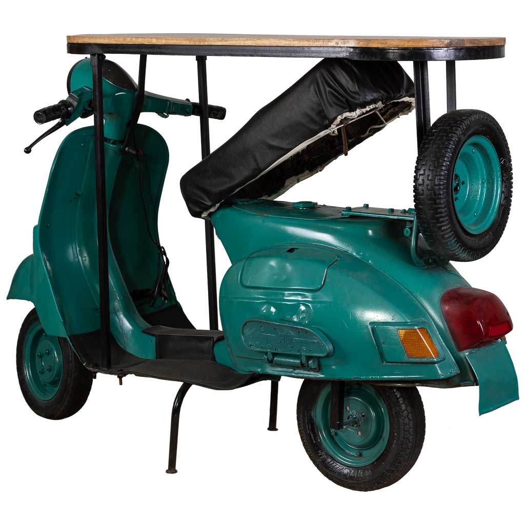 Barra botellero moto vespa de metal - Imagen 4