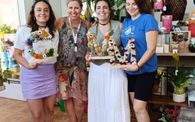 PRIMER TALLER DE FLORES PRESERVADAS