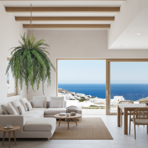 HELECHO DE PALMA COLGANTE ARTIFICIAL