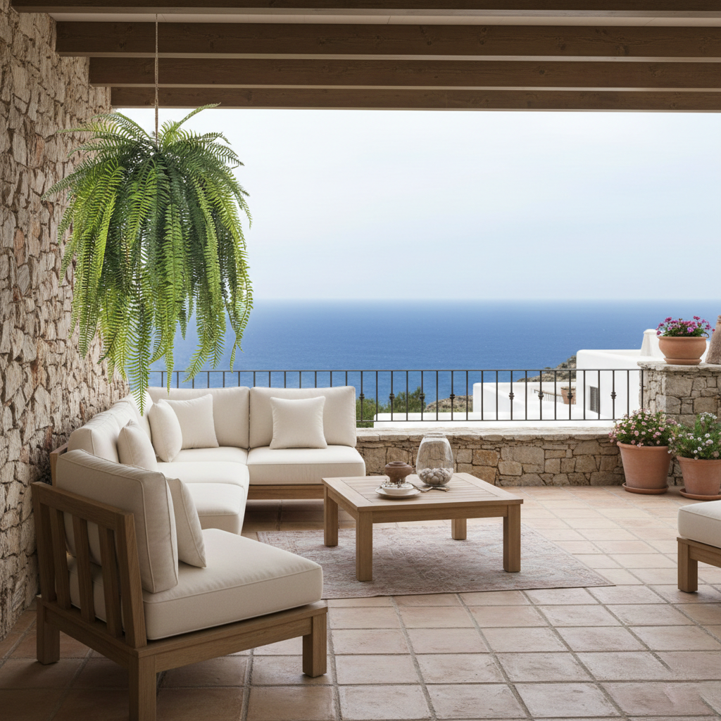 HELECHO DECORATIVO COLGANTE ARTIFICIAL