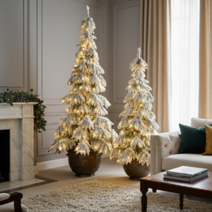 Abeto nevado 360 cms, luces led