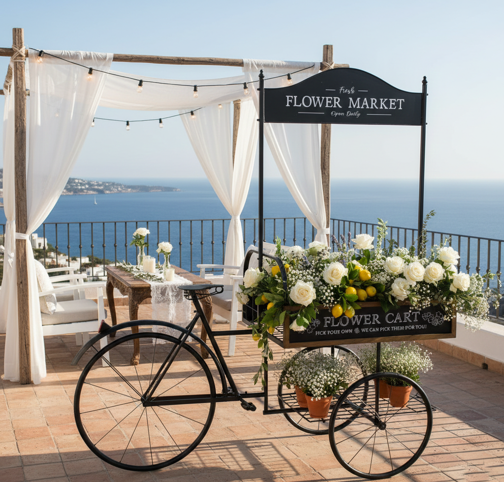 Carrito Metal para EVENTOS (ref, 27453)