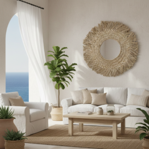 ESPEJO Ø25/60CM CAÑA