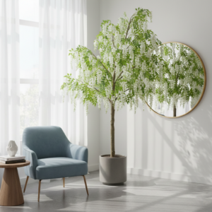 GLICINIA DE FLORES BLANCAS