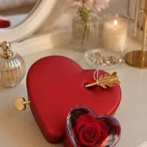 CAJA CORAZON ROSA ETERNA