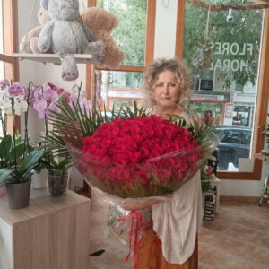 Ramo 50 rosas rojas
